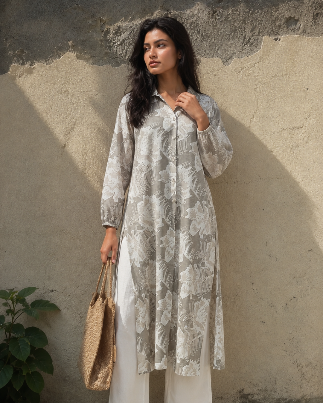 Perth Soft Bloom Long Top
