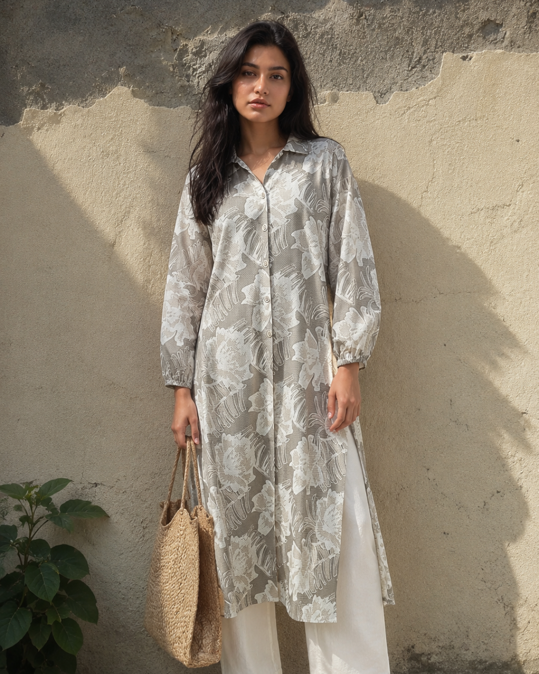 Perth Soft Bloom Long Top
