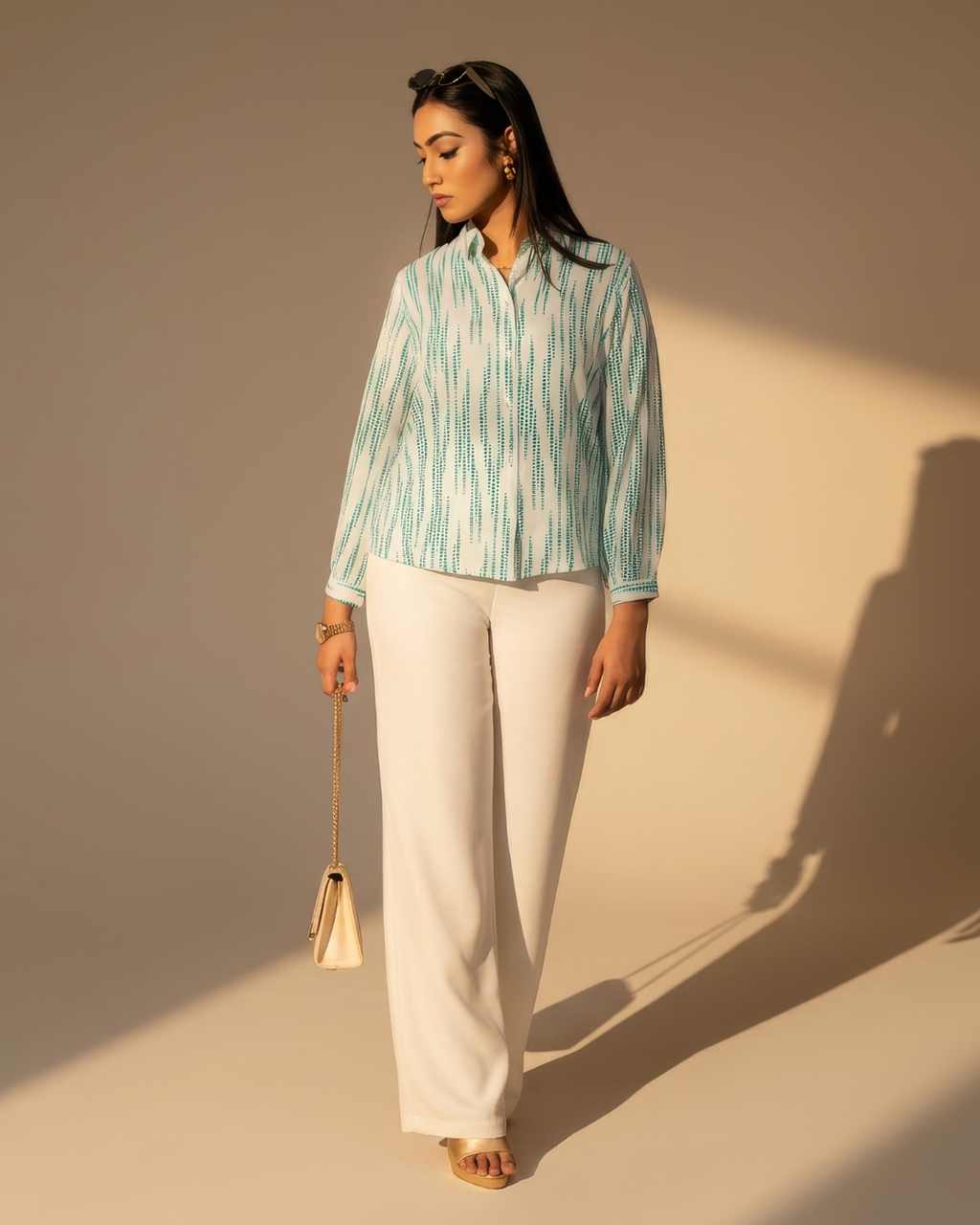 Kasmi Printed Long Sleeve Top