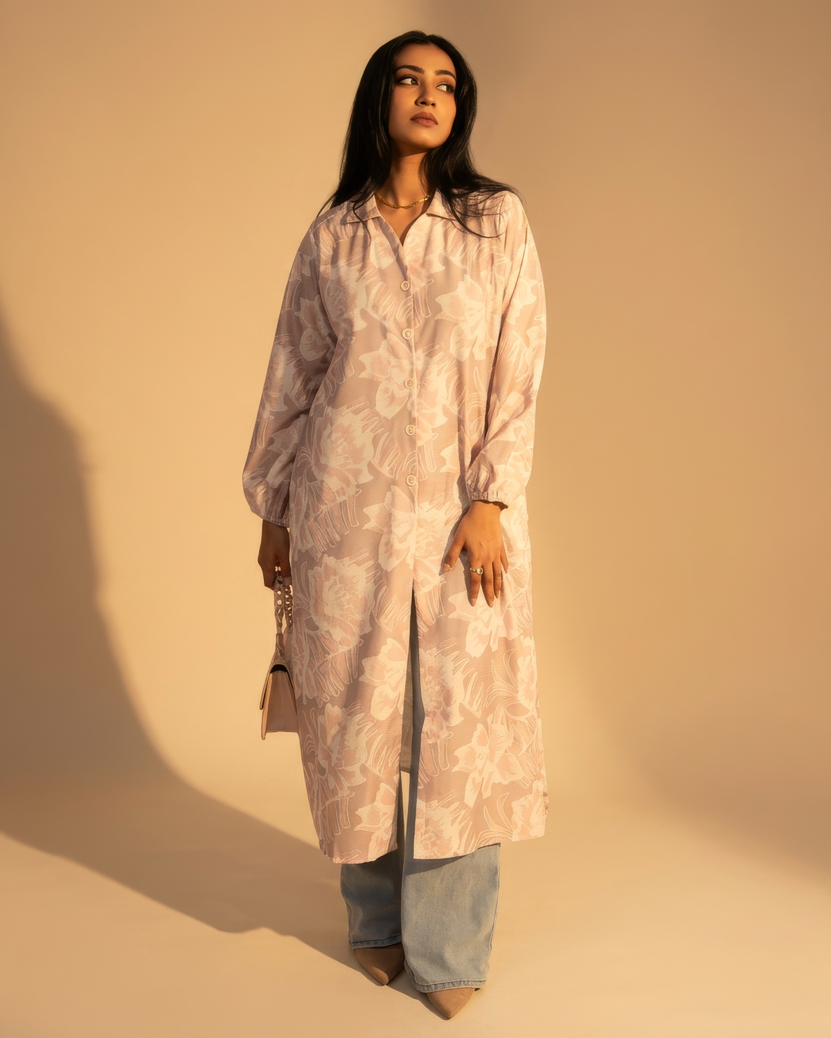 Perth Soft Bloom Long Top