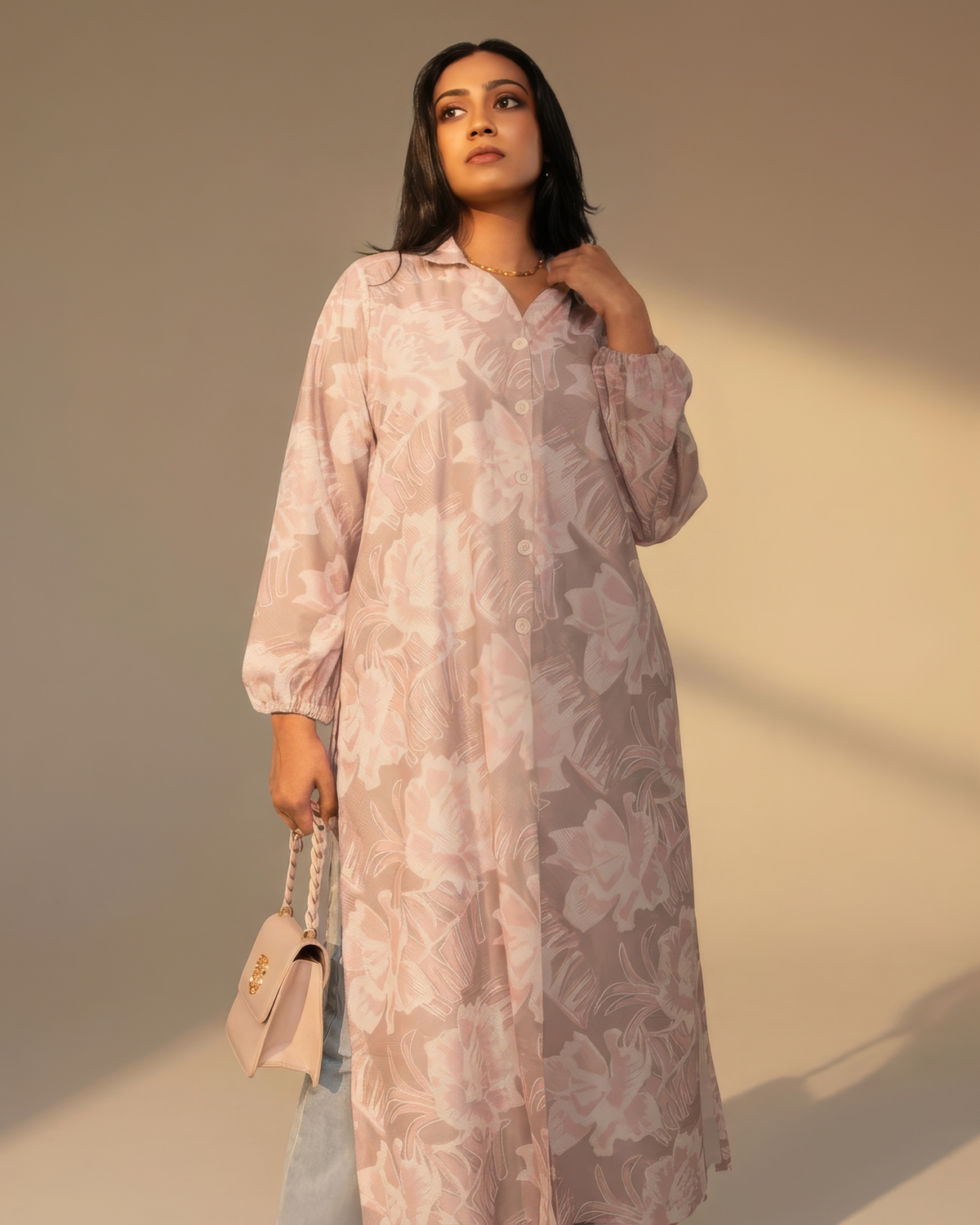 Perth Soft Bloom Long Top