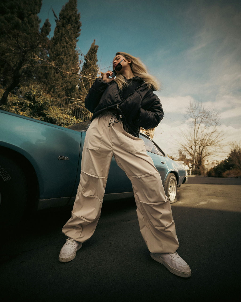 Percey Pleated Cargo Pants